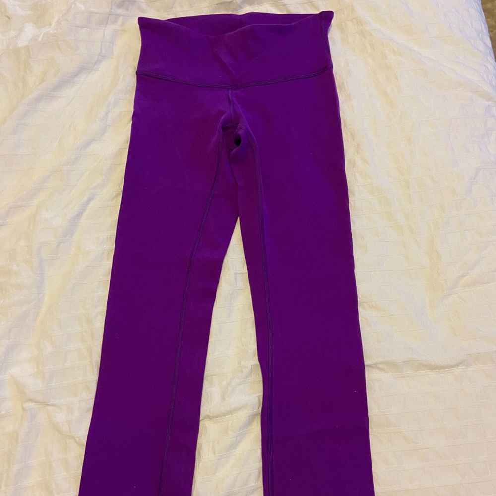 Purple lululemon 7/8 leggings